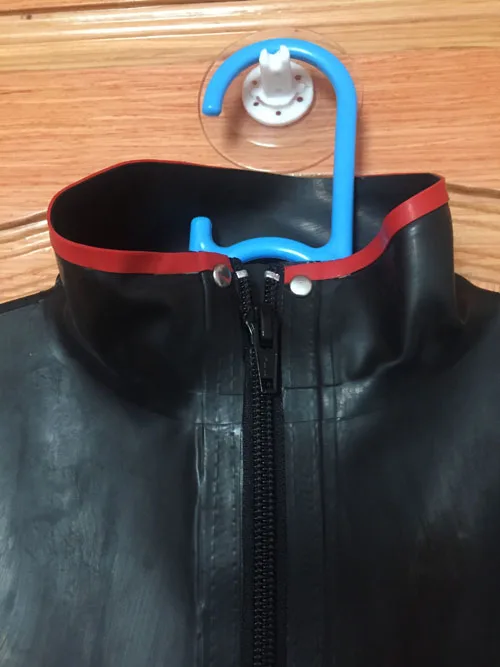 Сексуальное женское латексное боди с красной отделкой без рукавов на заказ|bodysuit
