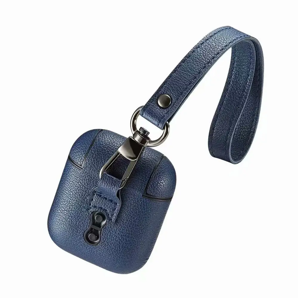 

For AirPods leather Case Cover Protective Skin for Apple Airpod Charging Case sport headphone fone de ouvido drop shopping