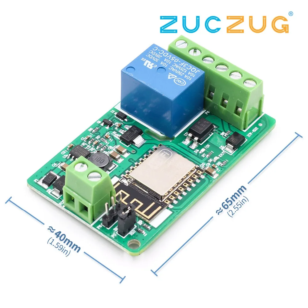 ESP8266 ESP 12F Wi Fi Беспроводной модуль реле 1 канал щит защита от перегрузок по току и