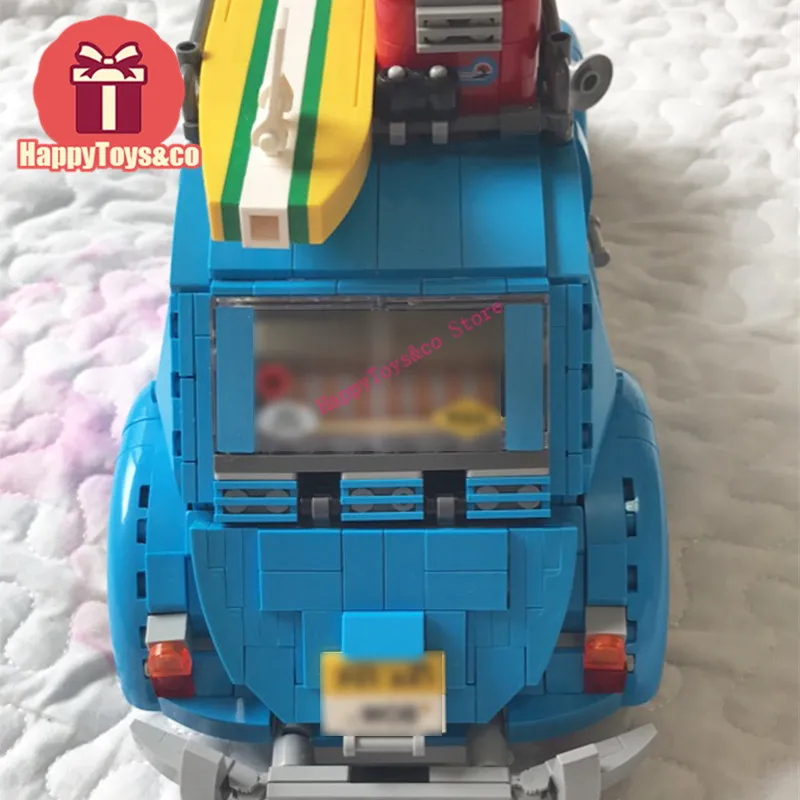 Legoing техника серии 10252 1193 шт. Blue beach поездки автомобиля игрушки для Детский подарок