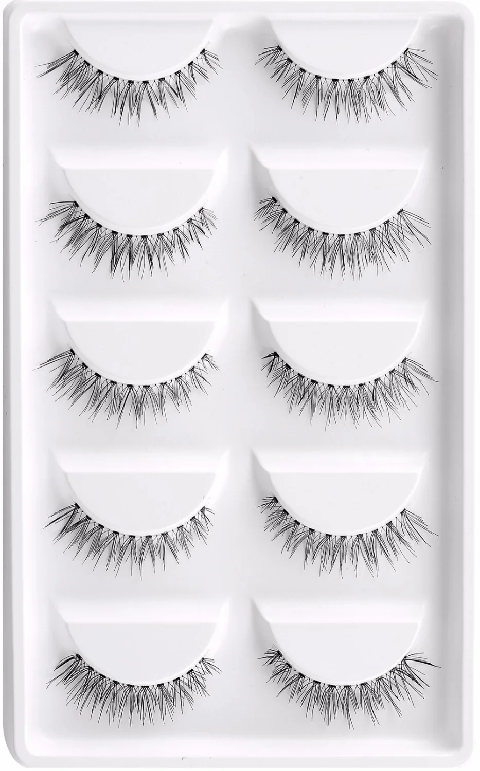 Clotobeauty 10 пар Супер натуральные накладные ресницы мягкая невидимая лента