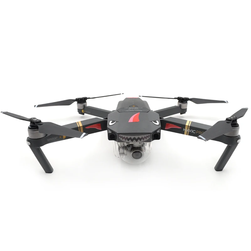 Губчатые наклейки Wicked shark expression Drone body/украшение для рук наклейка для кожи для DJI Mavic Pro Аксессуары