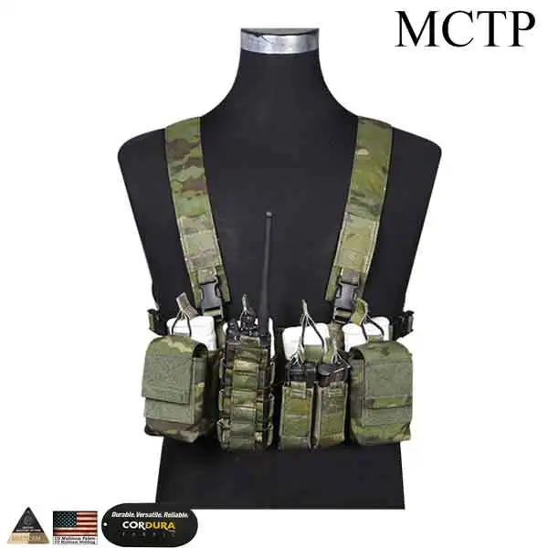 MCTP EMERSONGEAR D3CR Тактический нагрудная установка страйкбол охотничий жилет Molle Чехол простой тактический жилет мультикам черный WG EM7442 - Цвет: MCTP
