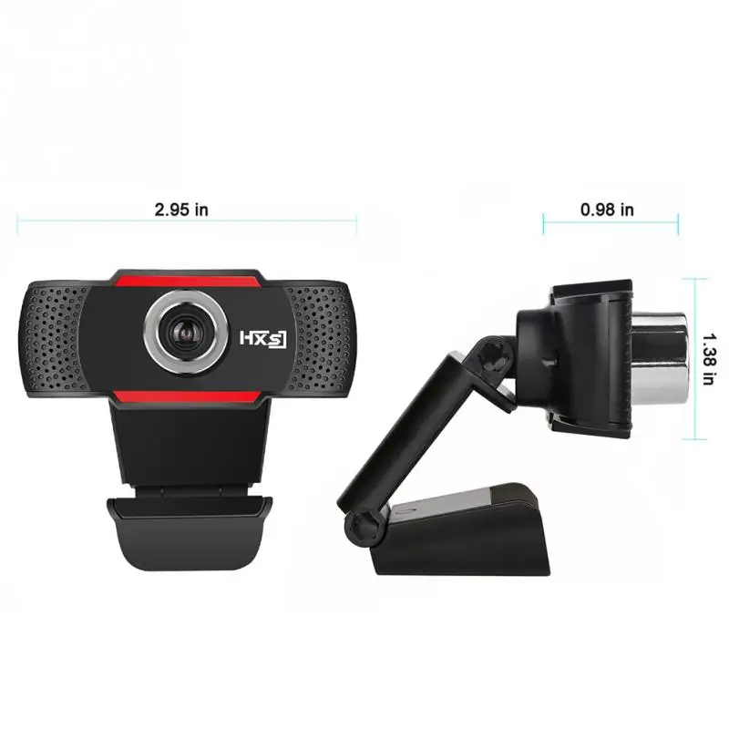 Hxsj 720 P HD веб камера вращающаяся ПК Компьютерная с вызовом шумоподавлением Mic
