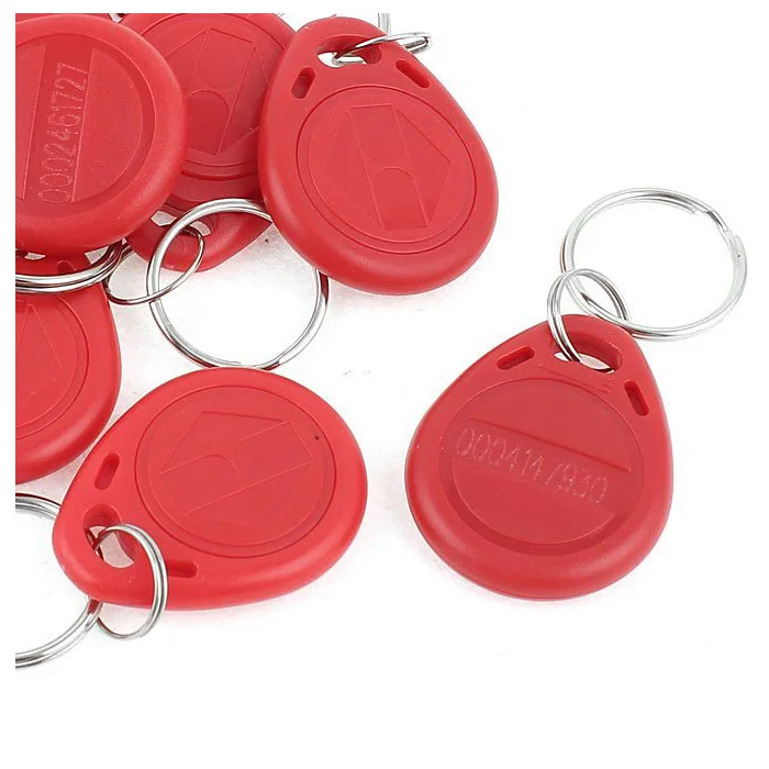 RFID клавиатура 10x125 кГц с красной картой|identification|identification cardidentification card holder |