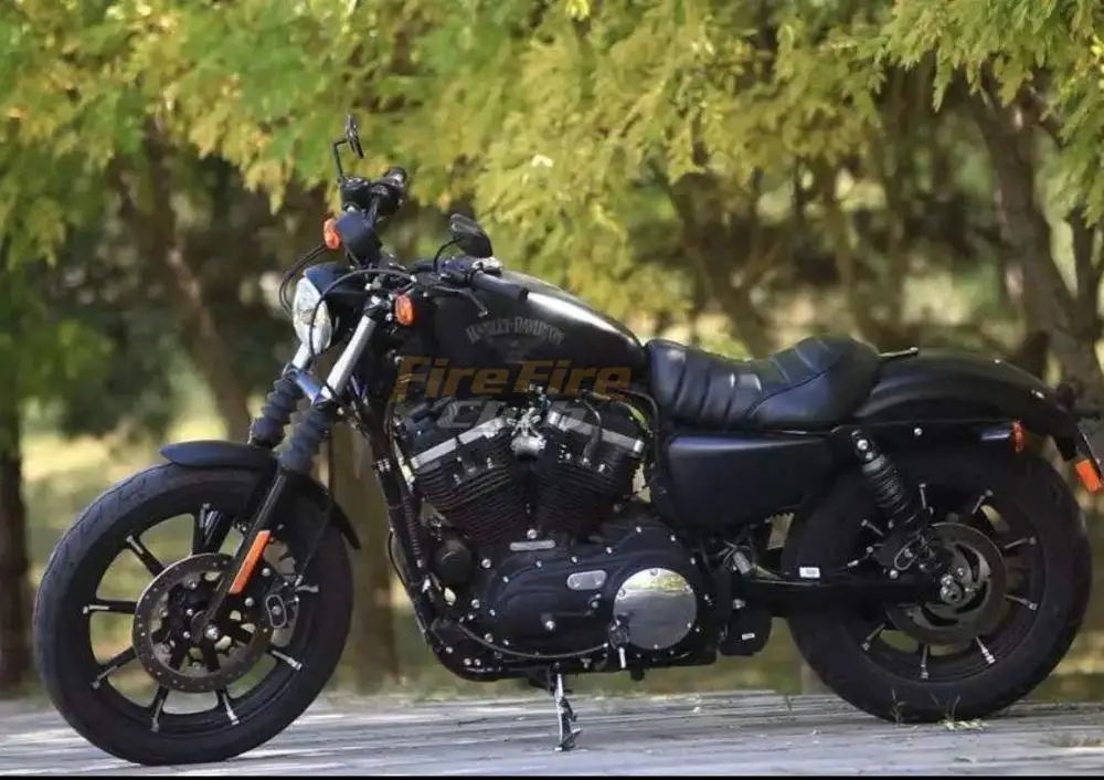 Мотоциклетное черное заднее ПАССАЖИРСКОЕ СИДЕНЬЕ из искусственной кожи для Harley