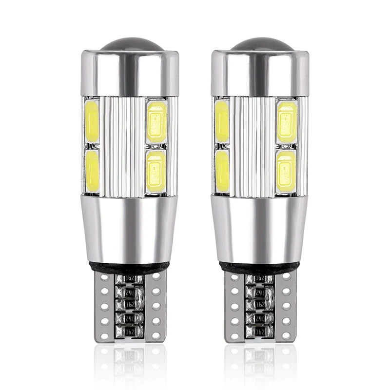 Светодиодный противотуманный светильник 10SMD T10 светодиодный Canbus W5W 194 168 5630 5730