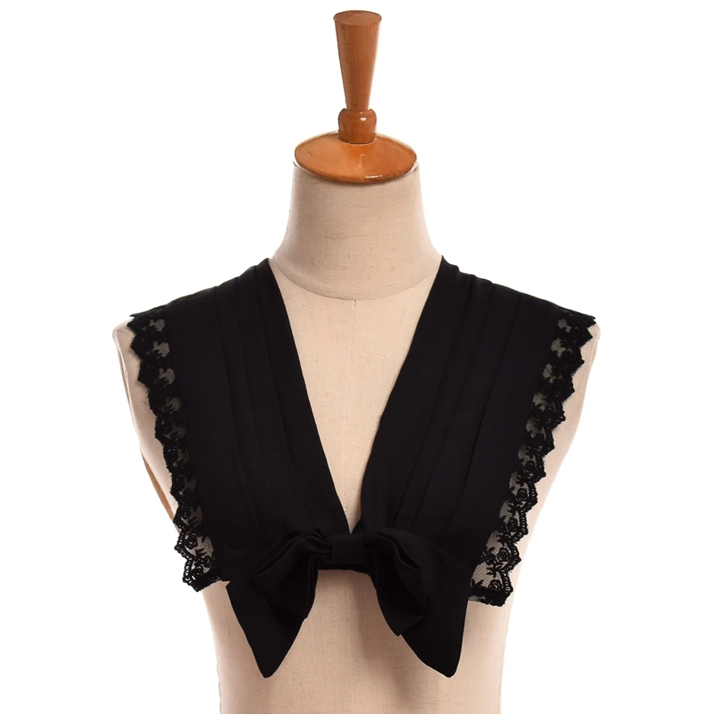 Женский винтажный аксессуар для косплея плиссированный кружевной воротник с