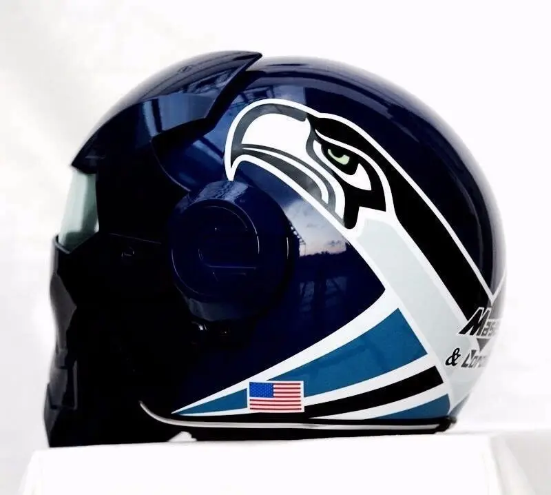 Индивидуальный мотоциклетный шлем из натуральной кожи для мужчин и женщин