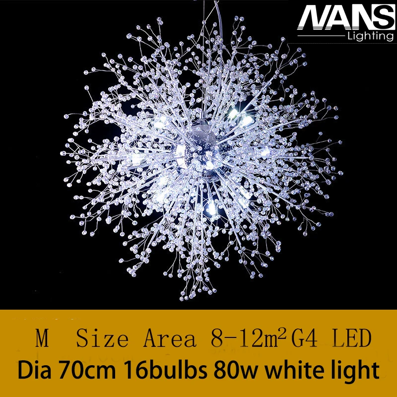 

NANS Light Chandelier Modern crystal Large chandeliers Luxury Modern Chandelier Lighting fashion Luxury transparent K9 Crysta