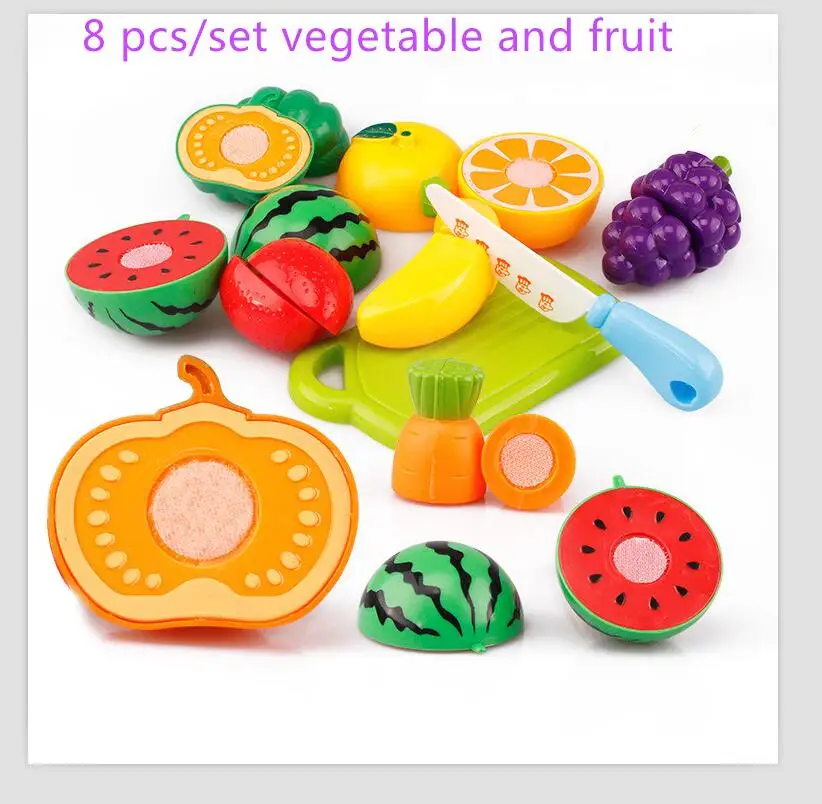 6-20 шт./компл. безопасная пластиковая кухонная утварь еда фрукты овощи Детские