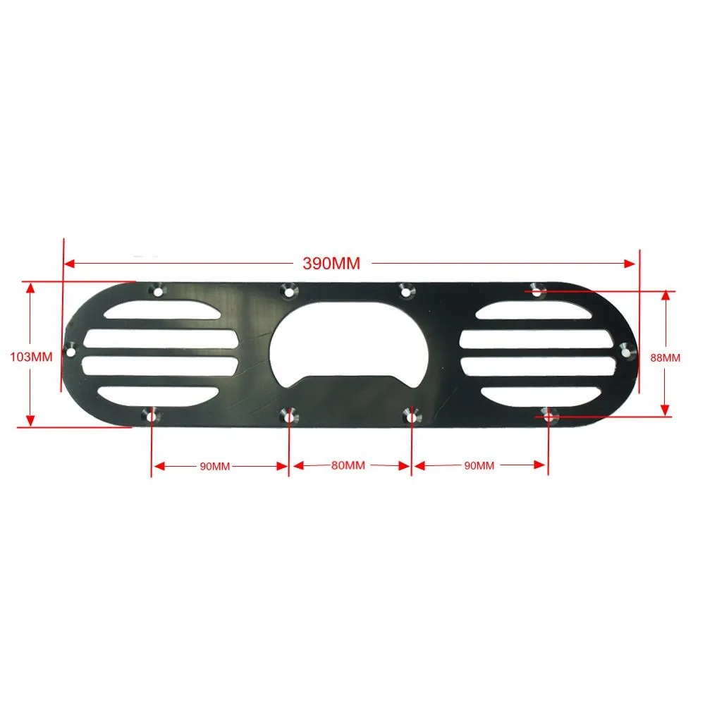 Cnspeed 2 шт. черный автомобиля задний бампер диффузор для Универсальный заднего