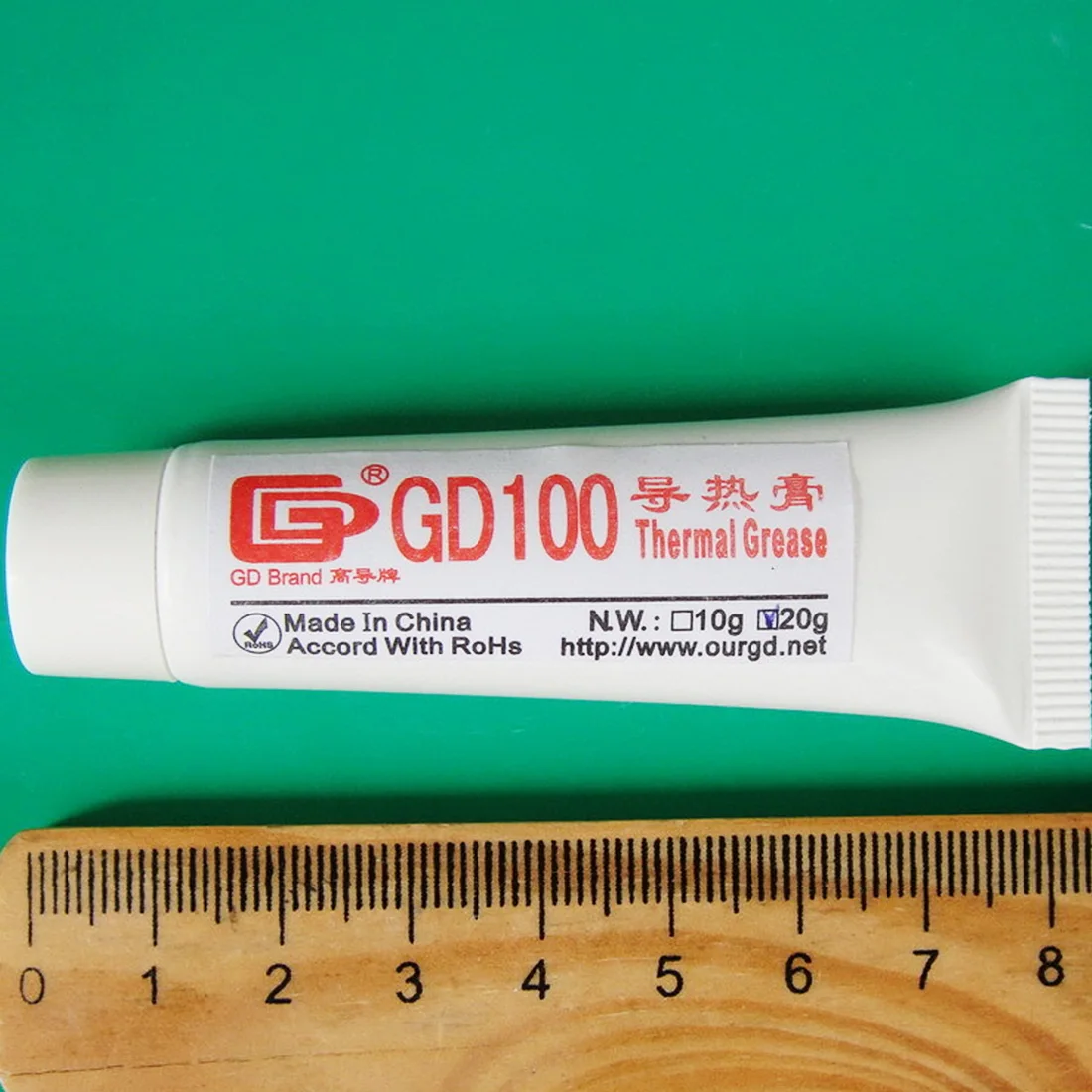 

NOYOKERE Hot Sale Thermally Thermal Grease GD100 Heat Sink Plaster With Adhesive White Net Weight 20 Grams