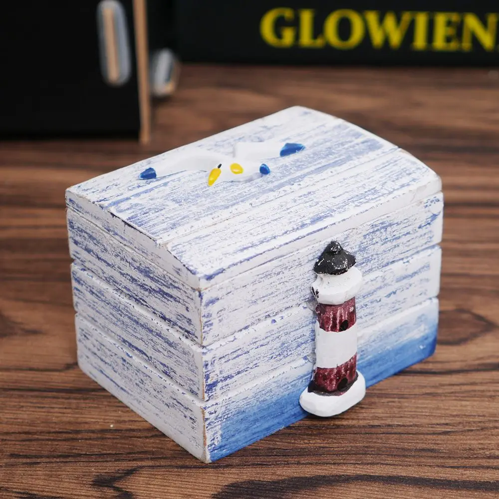 Деревянная шкатулка для хранения ювелирных украшений в виде пиратского