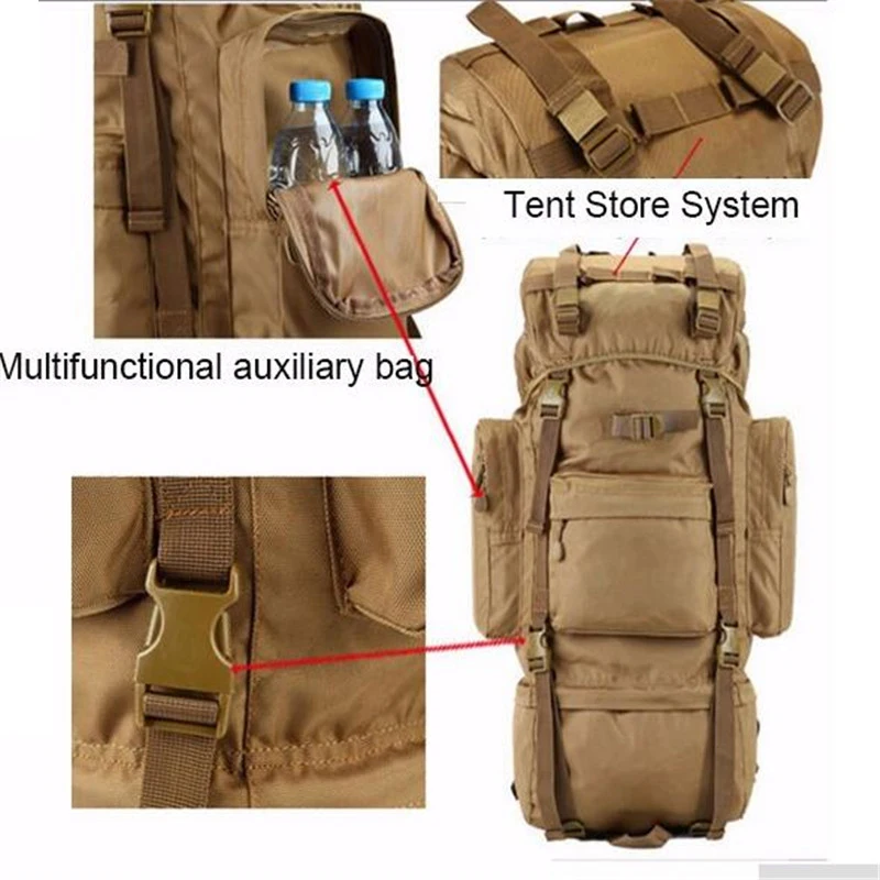 Новинка 2017 военный тактический рюкзак сумки для кемпинга сумка альпинизма