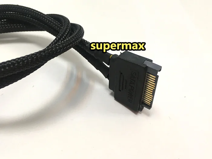 Пакет 4 pin к двойному 15 SATA кабель питания распределительный | Компьютеры и офис