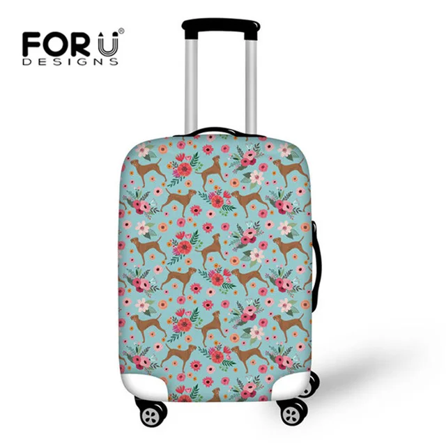FORUDESIGNS/дорожные сумки с принтом черного кота, Чехол для багажа, плотный эластичный стрейч защитный чехол для костюма, чехол для 18 ''-30'', чехол - Цвет: YQ762
