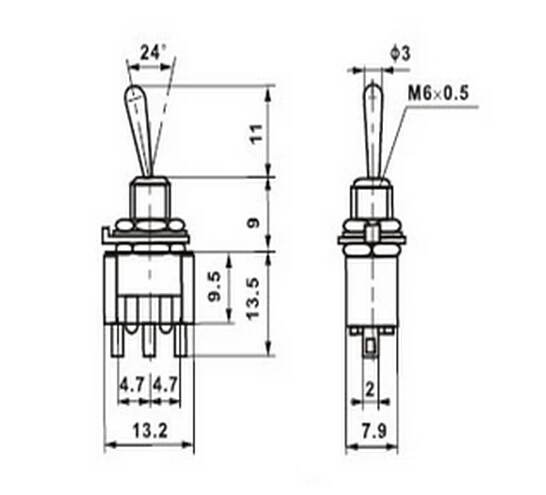10 шт./лот маленькая мощность фотоэлемент переключатель металлический 3 файла