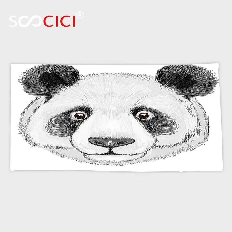 Сделанное на заказ ультрамягкое банное полотенце из микрофибры животное