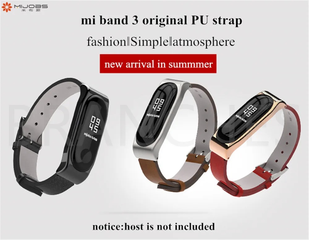 Mi jobs mi band 3 кожаный+ PU ремешок для Xiaomi mi Band 3 Смарт-часы Безвинтовой браслет mi band 3 ремешок mi band 3 ремешок на запястье