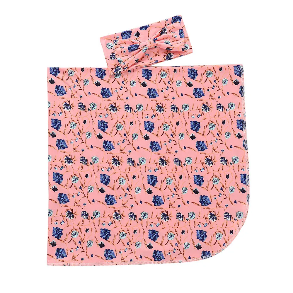 LONSANT/одеяло для новорожденных летняя мягкая хлопковая пеленки с цветами повязка
