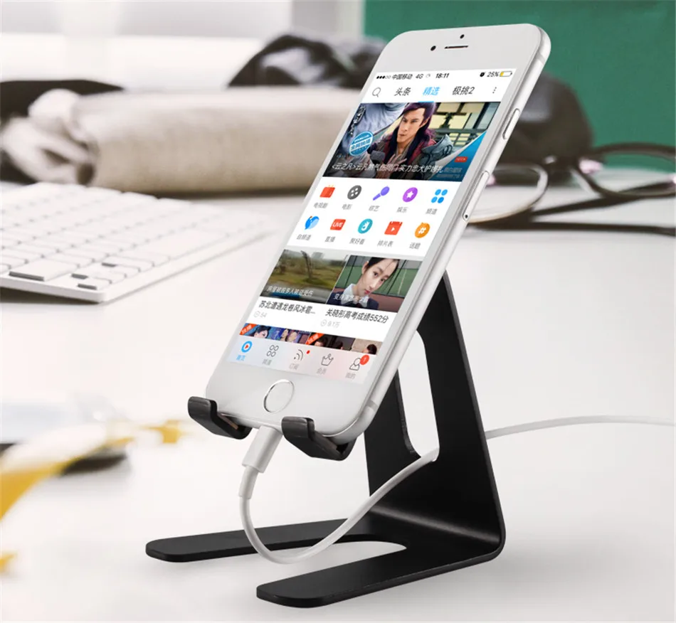 ACCEZZ универсальный настольный телефон планшет стенд держатель для iPhone 8 Plus XS MAX XR для samsung S9 для huawei 20 Pro Поддержка кронштейн