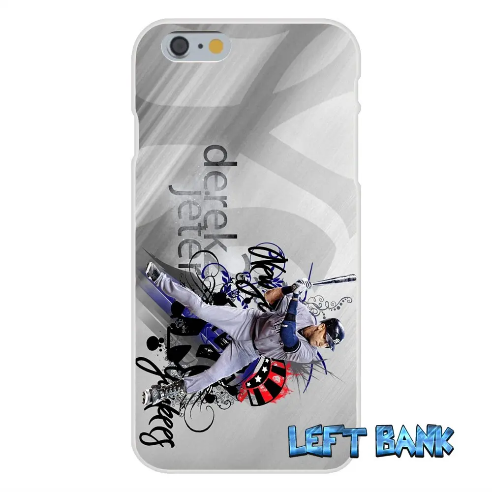 Мягкий силиконовый прозрачный чехол из ТПУ для Samsung Galaxy Note 3 4 5 S4 S5 MINI S6 S7 edge Derek Jeter