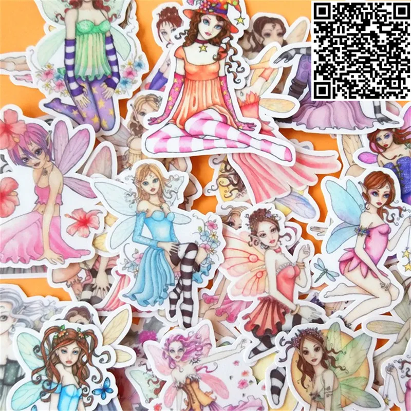 32 Pcs Hand-painted Waterproof Anime Sticker For Guitar Laptop Motorcycle Phone Stickers Skateboard Luggage Decal Toy | Дом и сад