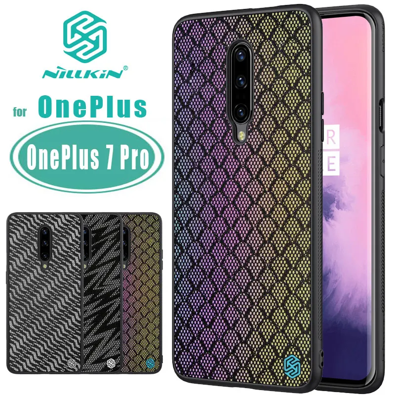 Для OnePlus 7 Pro чехол NILLKIN мерцающий для задняя крышка оболочка обложки 1 + pro Nilkin