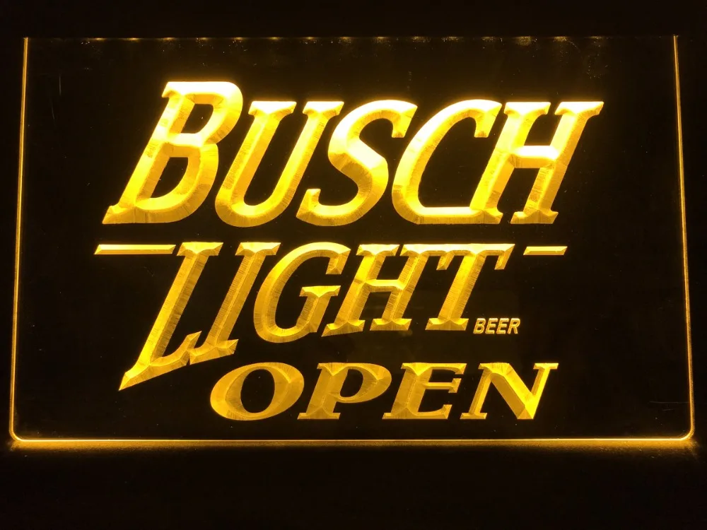 044 Busch светильник Пиво открытый бар светодиодная неоновая светосветильник