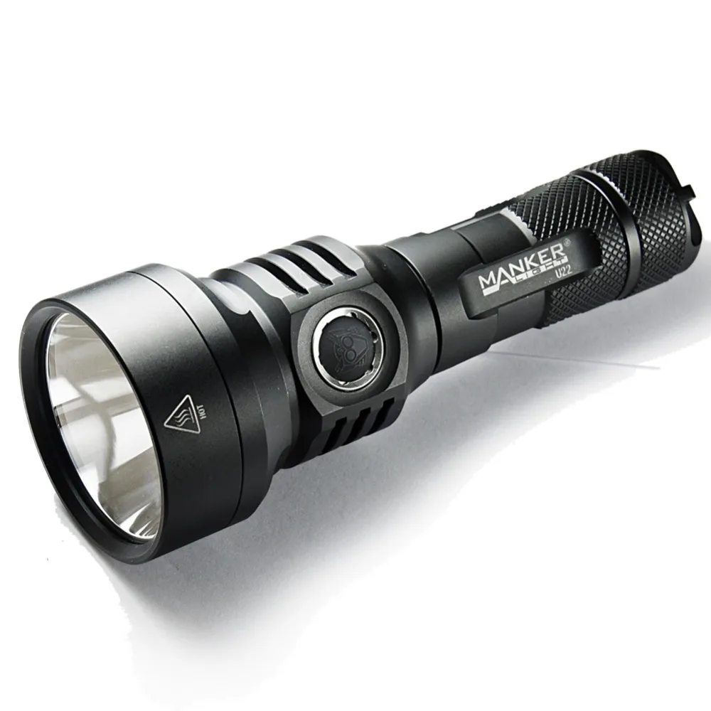 Комплект фонарика: MANKER U22 1500 люмен CREE XHP35 HI светодиодный фонарик|flashlight pocket|led