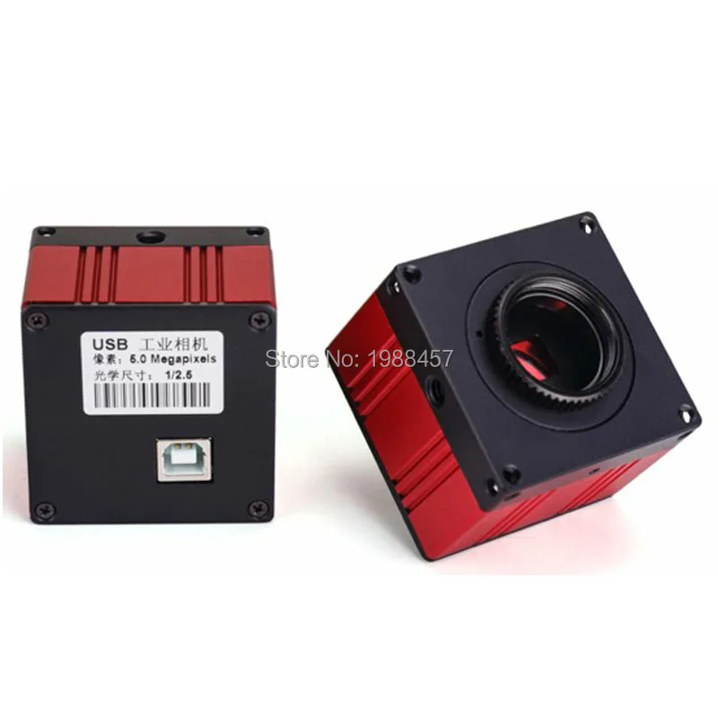 5.0MP HD Zoon C-MOUNT USB цифровой промышленный микроскоп камера измерительный измерение