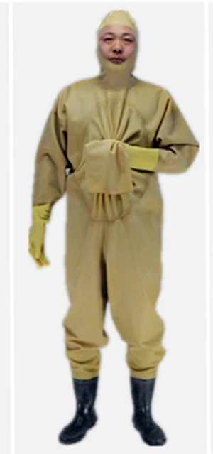 SIZE38 Rubber Wader 1 мм, мягкие желтые резиновые сапоги, водонепроницаемый костюм, дышащие резиновые сапоги, чулки, waadschoenen, респиратор, cuissarde peche - Цвет: SIZE38 Rubber Wader