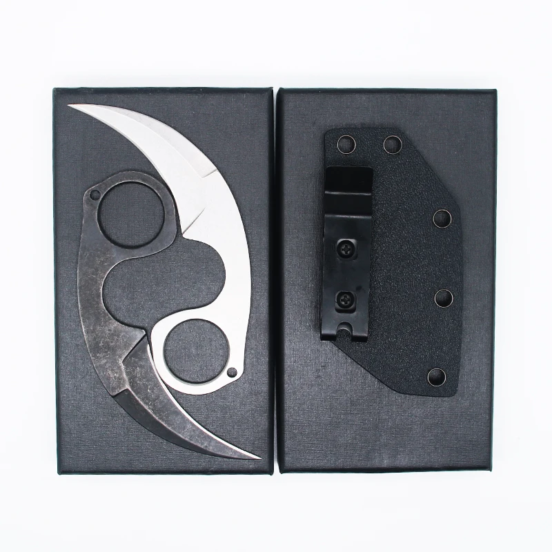 Новое поступление Bastinelli Коготь karambit тактические ножи 440C камень мыть лезвие