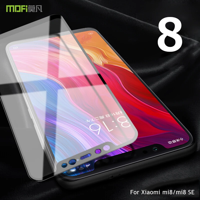 Для Xiaomi mi8 пленка из закаленного стекла MOFI mi 8 explorer edition Glass SE полное покрытие