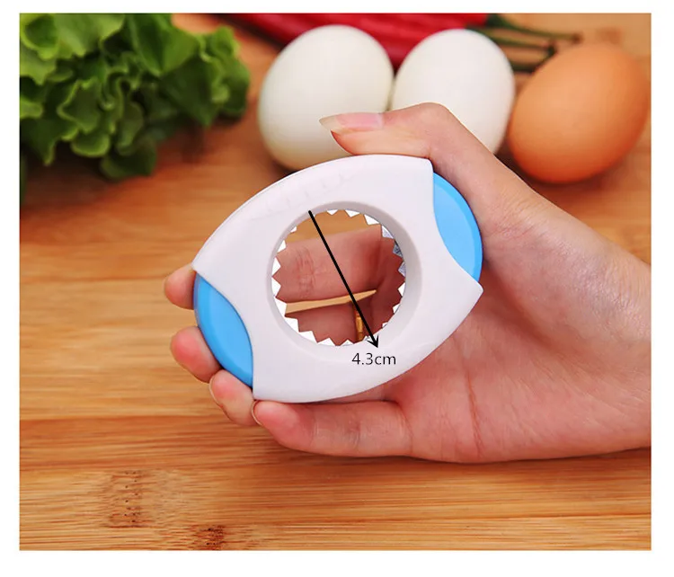 Новые Кухня яйцо резак яйца приготовленные шеллером разорвать оболочку пилинг