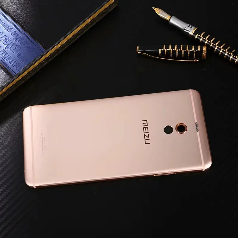 Корпус для Meilan Note 6, задняя крышка батареи, 5,5 дюймов, металлический чехол для мобильного телефона, запасные части для Meizu M6 Note M721H