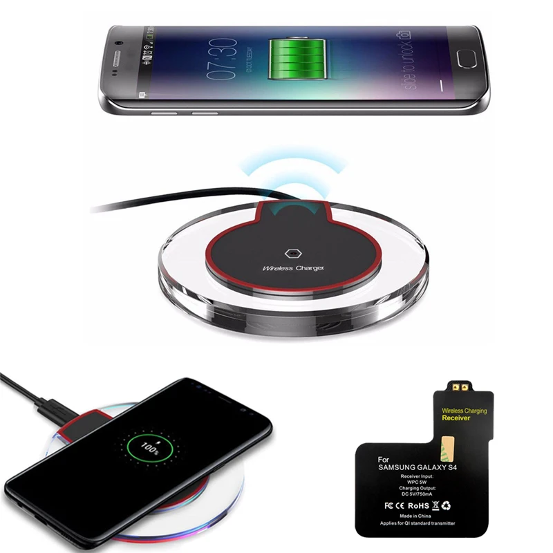 

For Samsung Galaxy S4 Qi Wireless Charger with Imported IC Higher Quality Wireless Charging Kit for Galaxy S4 SIV i9500 i9295