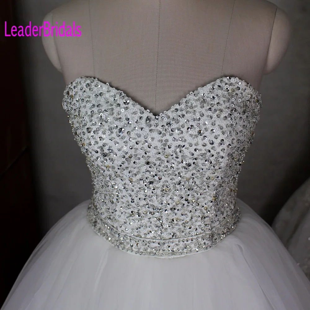 Платья Vestidos милое фатиновое Свадебное бальное платье с блестками и кружевом