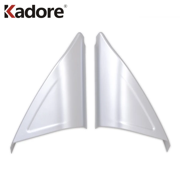 ABS Matte Plastic Для Volkswagen Atlas Teramont карбоновое волокно для внутренней двери автомобиля аудио стерео динамики крышка отделка Аксессуары - Название цвета: ABS Matte Plastic