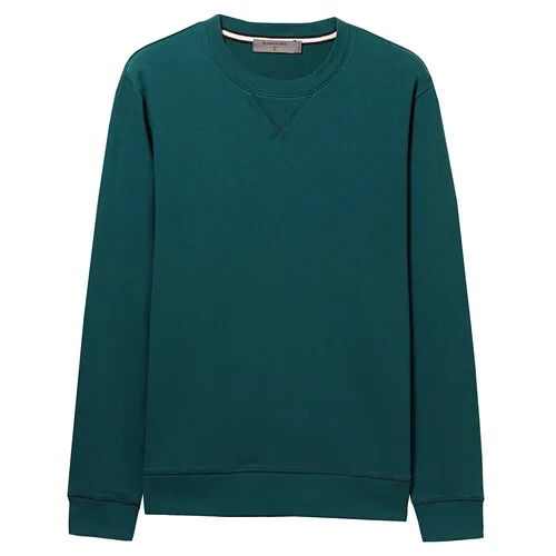 60Green Giordano мужской пуловер с круглым воротом и длинными рукавами,имеется несколько цветовых решений данной модели - Цвет: 60Green