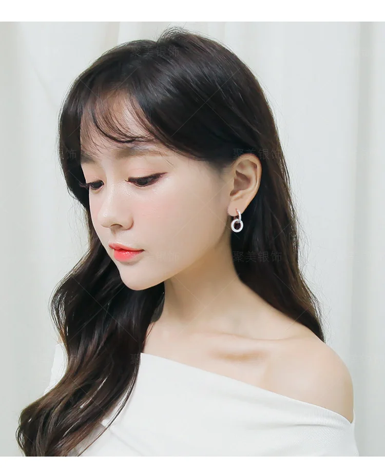 Женские Ювелирные изделия корейские OL однотонные серьги-гвоздики из
