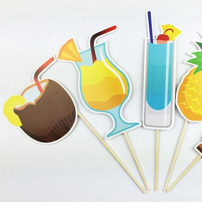 Фотобудка с фламинго ананасом 21 шт. |