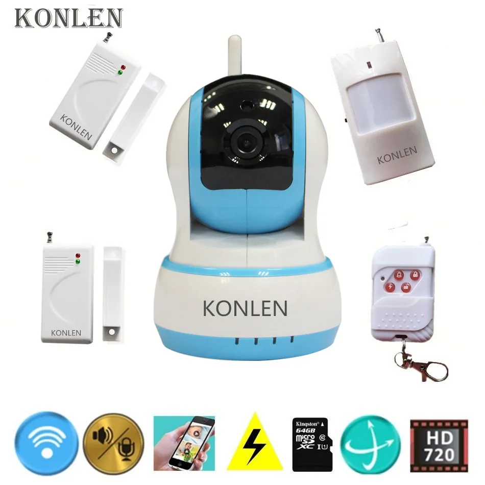 Wi Fi HD ip камера 720 P видео CCTV дом мГц домашняя охранная сигнализация с беспроводной