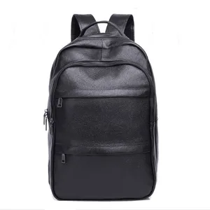 Большой мужской рюкзак для отдыха из натуральной коровьей кожи высокого качества