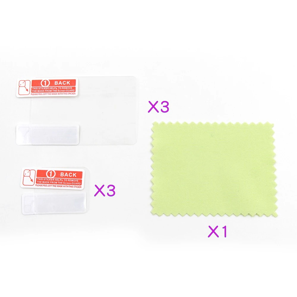 6 шт. в наборе 3 Ультра прозрачная ЖК защитная пленка для экрана + объектива GoPro Hero 5