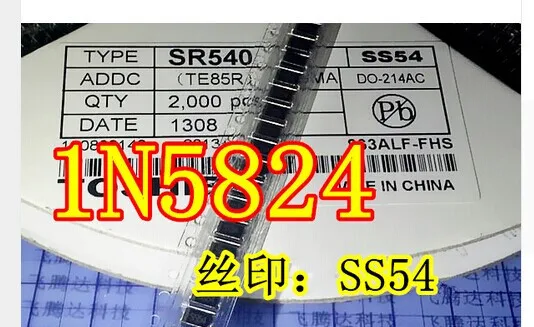 

Предохранители 1N5825 1N5824 IN5824 SS54 SMA 5A 40V (50 шт.)