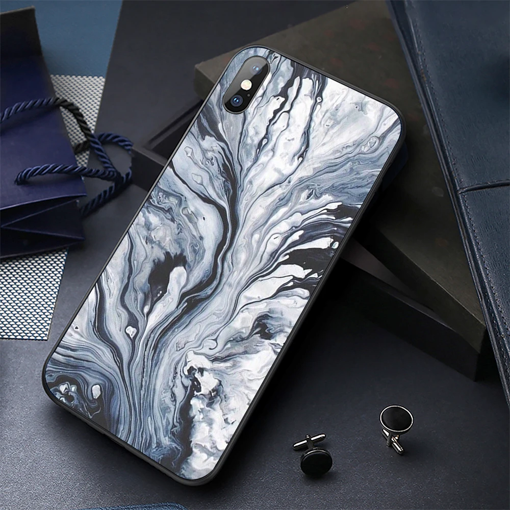 Мягкий чехол с УФ-узором для телефона iPhone x xr xs max 6 6s Plus 7 8 5 5S se TPU |