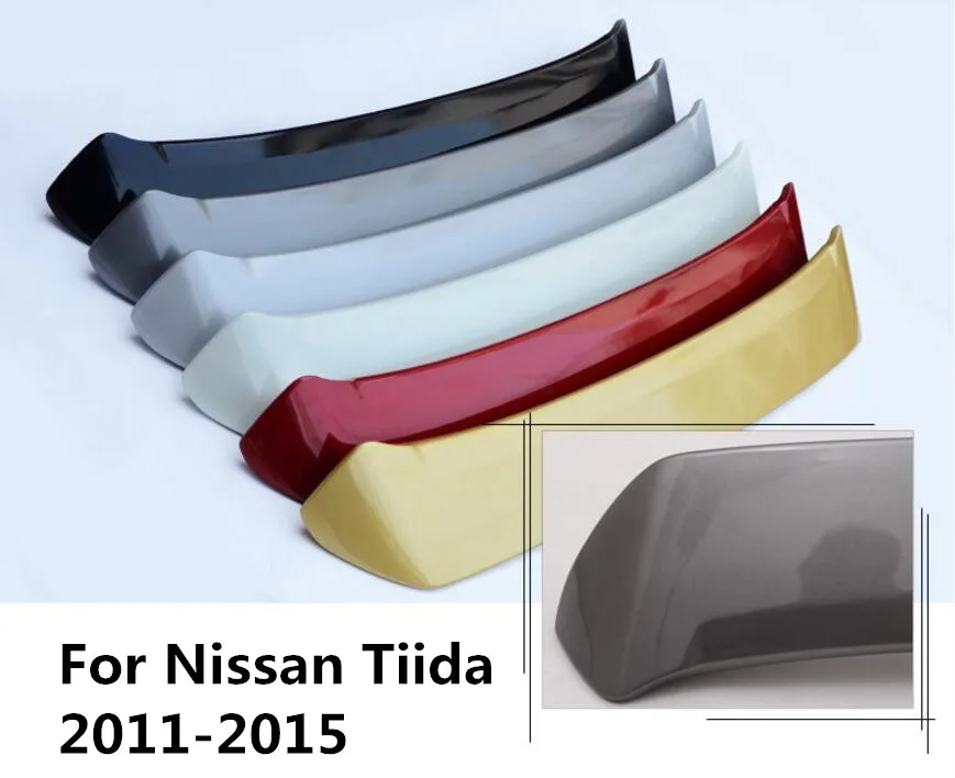 JINGHANG ABS краска заднего крыла багажника выступ Спойлеры Подходит для Nissan Tiida 2011 2012