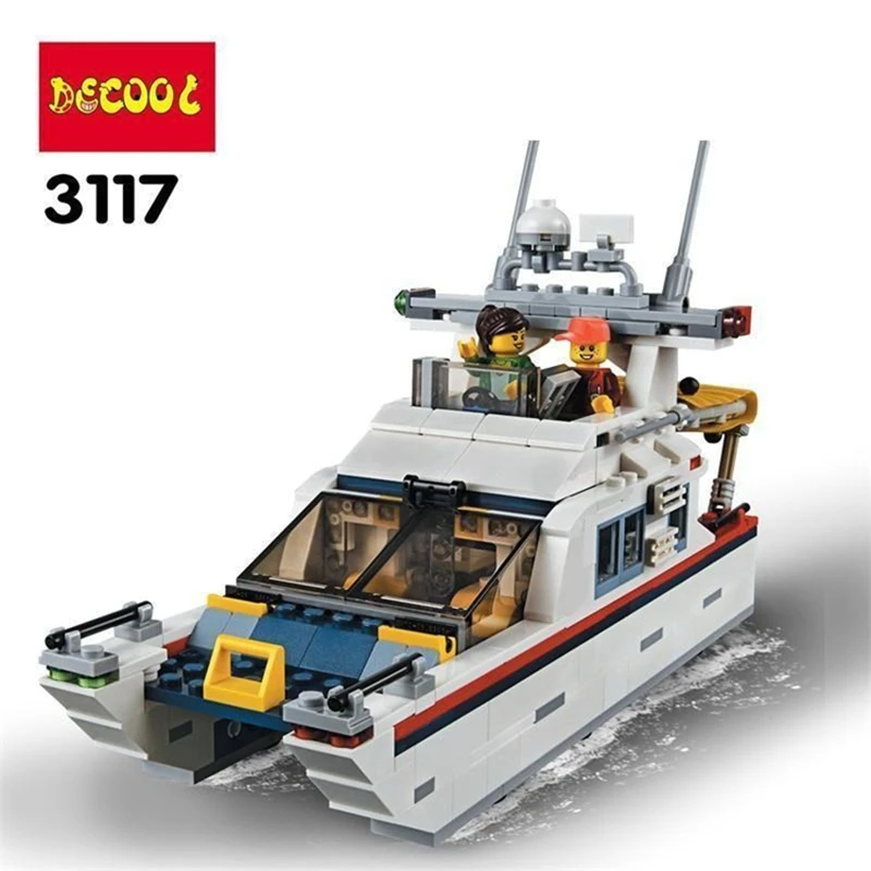 Детские игрушки 3117 отпуск бегства Camper летние домашние архитектор 1 Building Block Набор